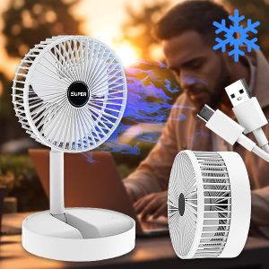 Stolný elektrický ventilátor USB | FOLDICOOL