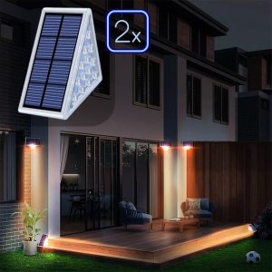 Vodotesná solárna lampa (2 ks) | LUMOSTEP