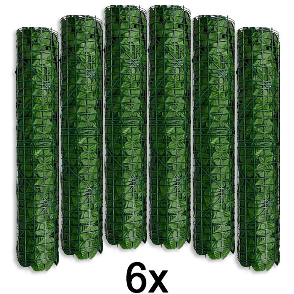 6x Panel na ochranu súkromia s umelými listami | LEAFPANEL