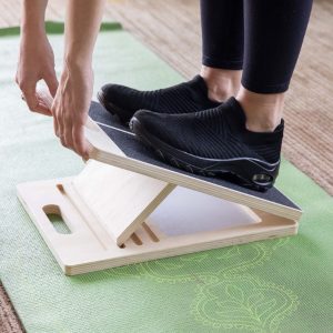 Bolesť lýtok a stuhnuté členky - 5-úrovňová drevená naklonená doska | FLEXBOARD