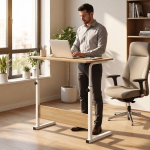 Výškovo nastaviteľný prenosný stôl (71-90 cm) | EVOSTUL